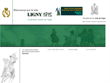 Tablet Screenshot of ligny1815.org